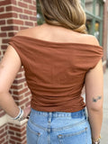 Pumpkin Spice Cinch Top